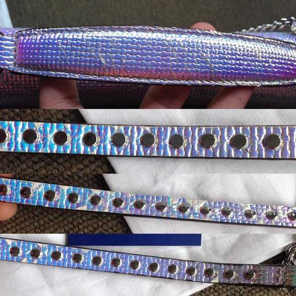 Rare Rebecca Minkoff Opal Iridescent Hologram Bag - Picture 11 of 11